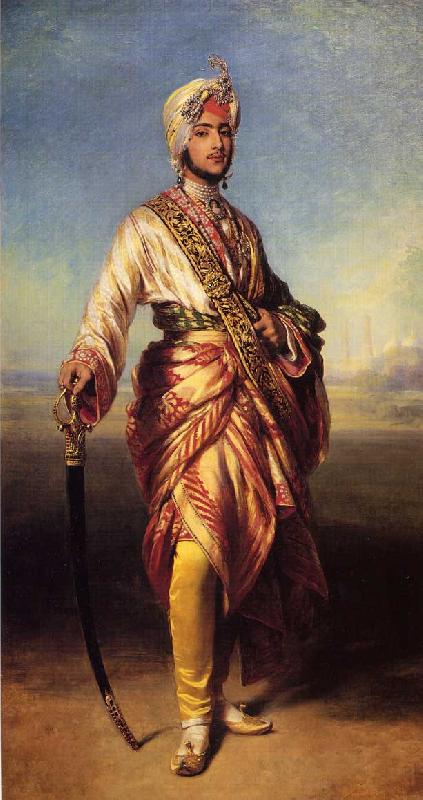 Franz Xaver Winterhalter The Maharajah Duleep Singh oil painting picture